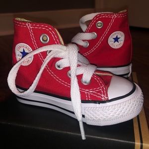 NEW Little Kids’ Chuck Taylor Hi Red - Size 3c